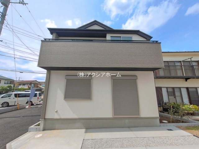 所沢市久米・全4棟　新築一戸建　1号棟　～全居室6帖以上～の外観|現地写真（2026年5月25日撮影）