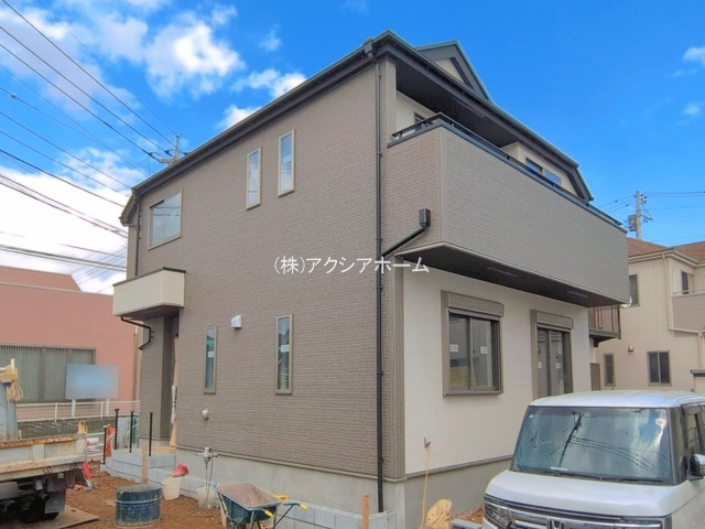 所沢市久米・全4棟　新築一戸建　1号棟　～全居室6帖以上～の外観|現地写真（2026年3月27日撮影）