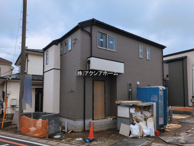 所沢市久米・全4棟　新築一戸建　1号棟　～全居室6帖以上～の外観|現地写真（2026年3月10日撮影）