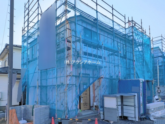 所沢市久米・全4棟　新築一戸建　1号棟　～全居室6帖以上～の外観|2026年2月16日撮影