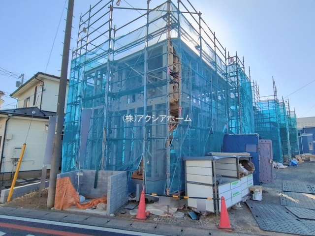 所沢市久米・全4棟　新築一戸建　1号棟　～全居室6帖以上～の外観|現地写真（2026年1月27日撮影）