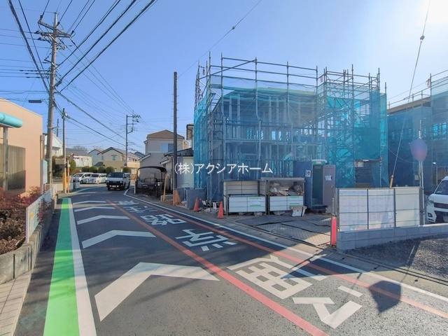 所沢市久米・全4棟　新築一戸建　1号棟　～全居室6帖以上～の前面道路含む現地写真|現地写真（2026年1月27日撮影）