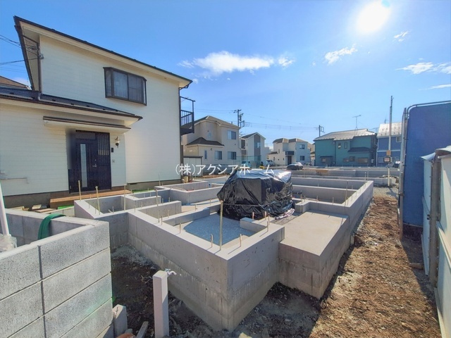 所沢市久米・全4棟　新築一戸建　1号棟　～全居室6帖以上～の外観|現地写真（2026年1月5日撮影）