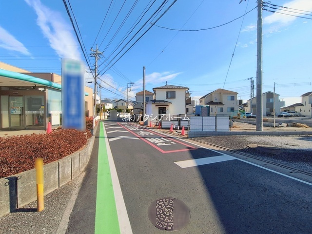 所沢市久米・全4棟　新築一戸建　1号棟　～全居室6帖以上～の前面道路含む現地写真|現地写真（2026年1月5日撮影）
