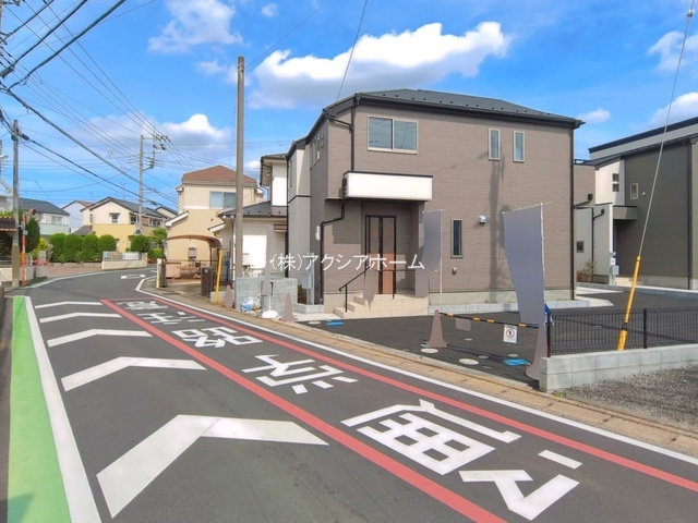 所沢市久米・全4棟　新築一戸建　1号棟　～全居室6帖以上～の前面道路含む現地写真|現地写真（2026年5月25日撮影）