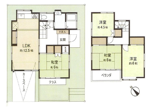 所沢市北原町　中古一戸建　～南西向き陽当良好～