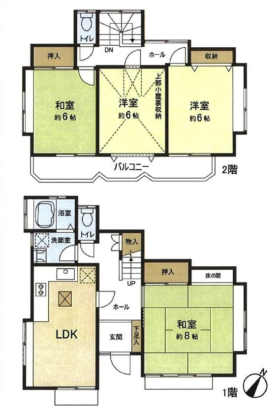 所沢市久米　中古一戸建　～小屋裏収納付き～