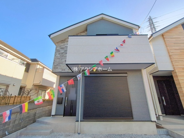 所沢市上新井4丁目・全2棟　新築一戸建　1号棟の外観|2026年2月19日撮影