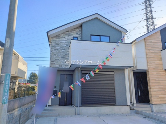 所沢市上新井4丁目・全2棟　新築一戸建　1号棟の外観|2026年2月19日撮影