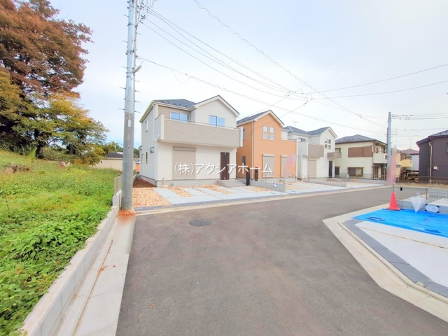 所沢市山口・全11棟　新築一戸建　1号棟　～LDK18帖～の前面道路含む現地写真|現地写真（2025年11月5日撮影）