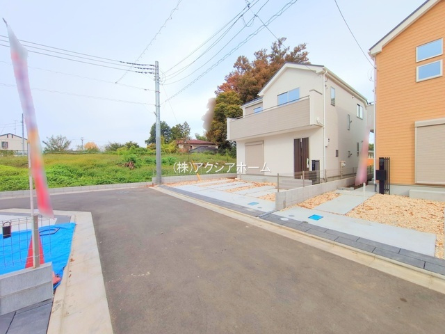 所沢市山口・全11棟　新築一戸建　1号棟　～LDK18帖～の前面道路含む現地写真|現地写真（2025年11月5日撮影）