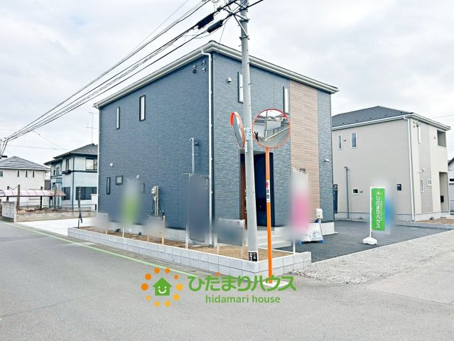 古河市小堤第3　新築一戸建て　02　クレイドルガーデンの外観