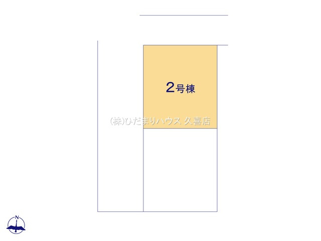 古河市小堤第3　新築一戸建て　02　クレイドルガーデンの区画図|全２棟