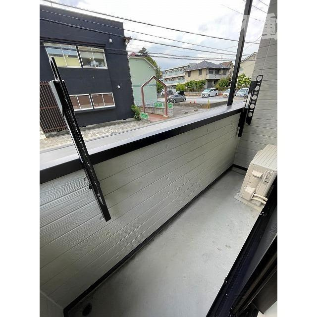 エクセラン北小金のバルコニー|落ち着いた時間を過ごせるバルコニーです