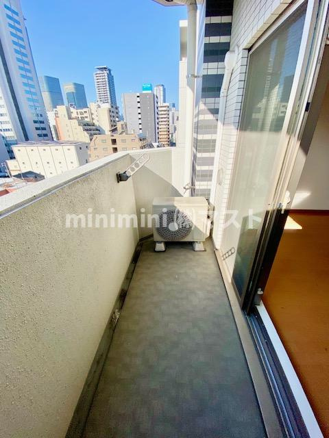 リーガル京町堀Ⅱのバルコニー