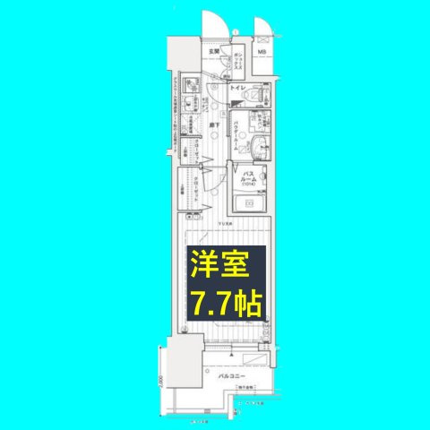 エステムコート名古屋ライブゲートの間取り