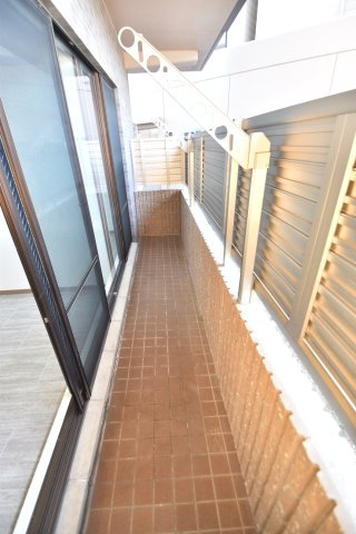 サンファースト京橋のバルコニー
