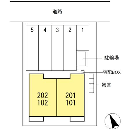 D-ROOM盛岡みたけの区画図