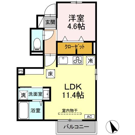 D-ROOM盛岡みたけの間取り