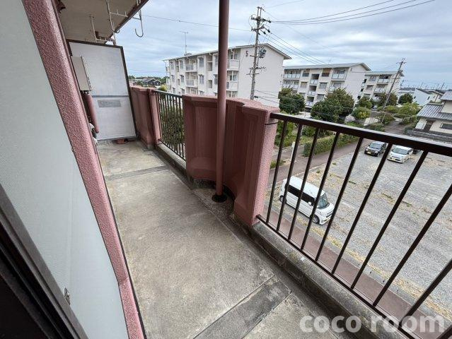 シャルマンkogawaのバルコニー
