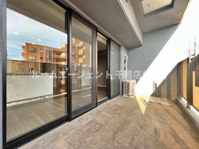 オープンレジデンシア名古屋センタープレイスのバルコニー