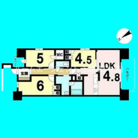 オープンレジデンシア名古屋センタープレイスの間取り