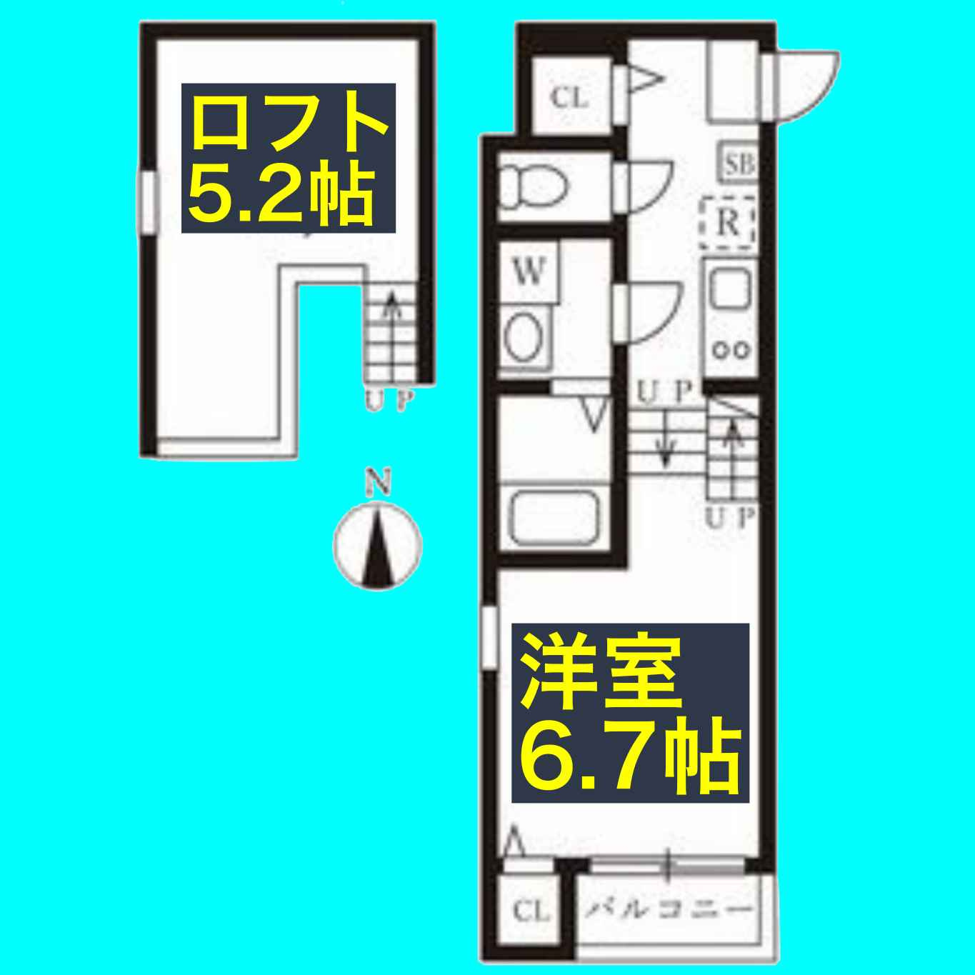 カーサルーチェ黄金の間取り