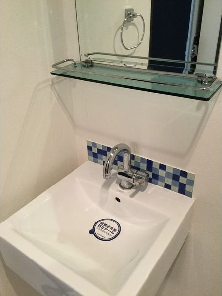 クラウド9コウウンの洗面所