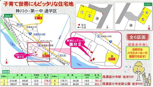 東邦ピュアコート国分Ⅱの地図