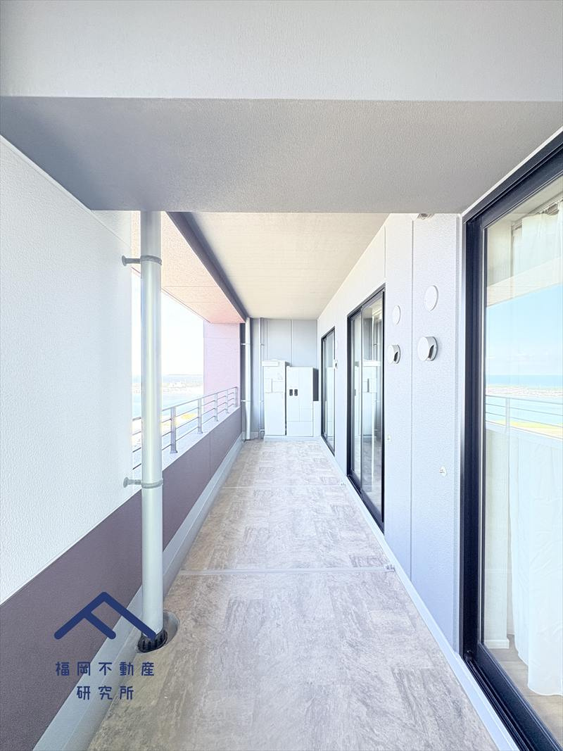 アイランドシティオーシャン＆フォレストタワーレジデンスEASTのバルコニー