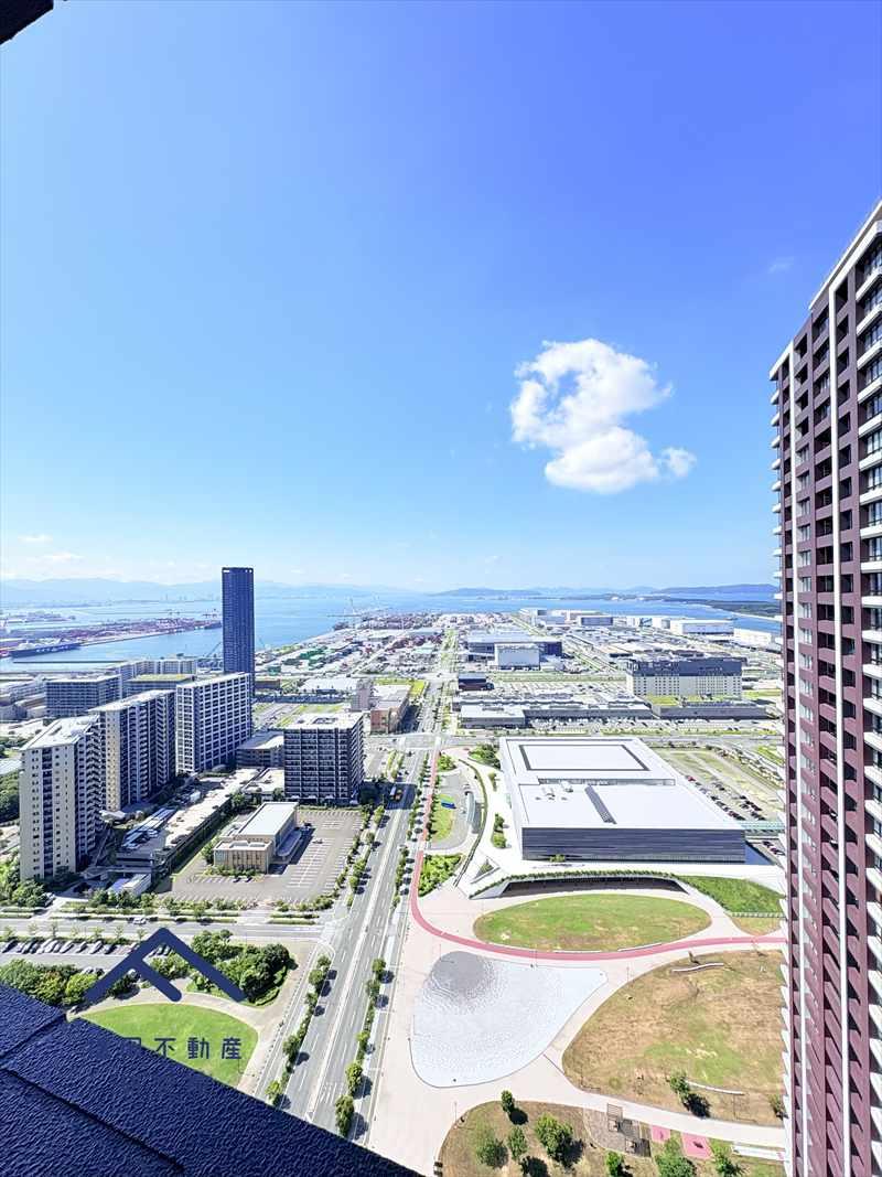 アイランドシティオーシャン＆フォレストタワーレジデンスEASTの展望