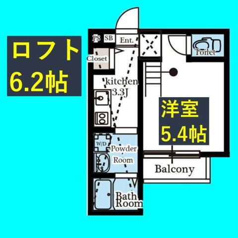 グリーンレイク中小田井の間取り