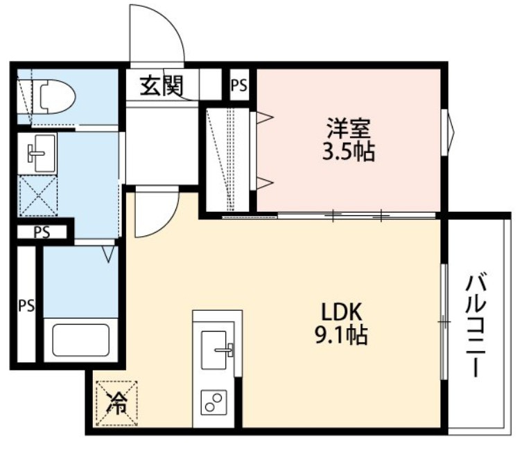 つばめハウス南流山の間取り