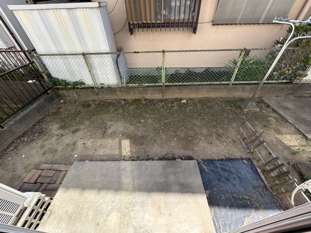 ジーエル牛久　B棟の庭|庭スペース