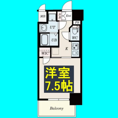 ステージファースト名古屋尾頭橋(旧S-RESIDENCE尾頭橋)の間取り