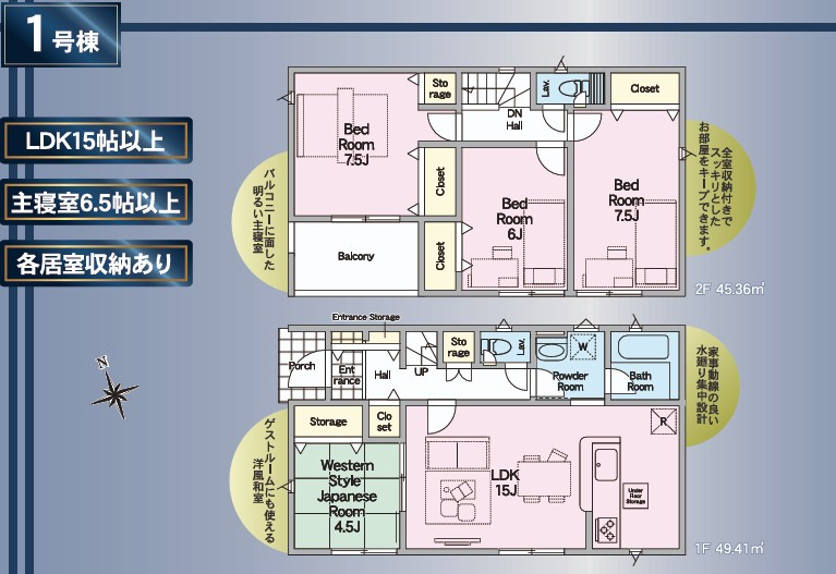 クレイドルガーデン　宇都宮市川田町第6　1号棟