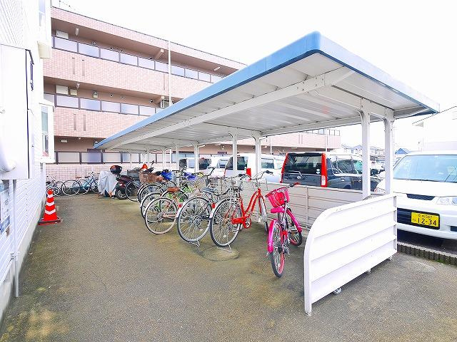 シリウスＡのその他共用部分|自転車置き場があります。