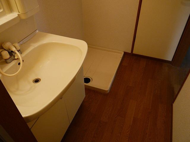 シリウスＡの洗面所|脱衣スペースもあります