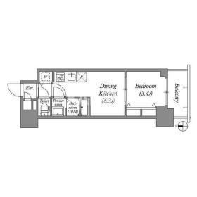 エスリードレジデンス都島デュオの間取り
