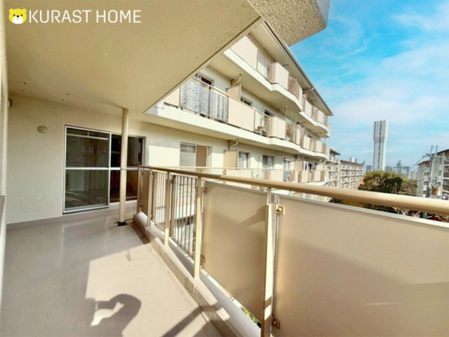 境谷西第2住宅団地16号棟　3階のバルコニー|バルコニー（南側）