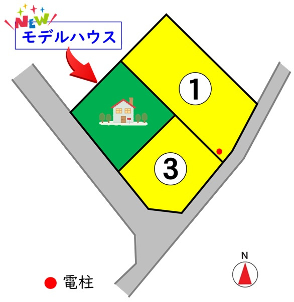 東邦ピュアコート中込の区画図