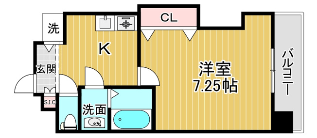 【間取り】 | Luxe深江橋