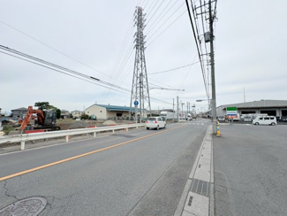 【前面道路含む現地写真】 | 川越市山田　建築条件なし売地　西武新宿線『本川越駅』バス11分　【山田小学区】
