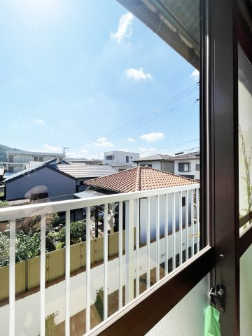 コーポAKUIのバルコニー