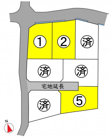 東邦ピュアコート住吉　1号地の区画図|11/07 11:52