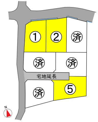 東邦ピュアコート住吉　2号地の区画図