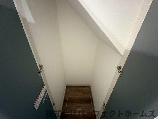 須山町戸建の収納|収納のためのスペースです