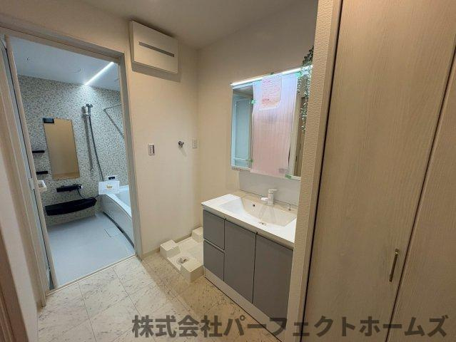 須山町戸建の脱衣所