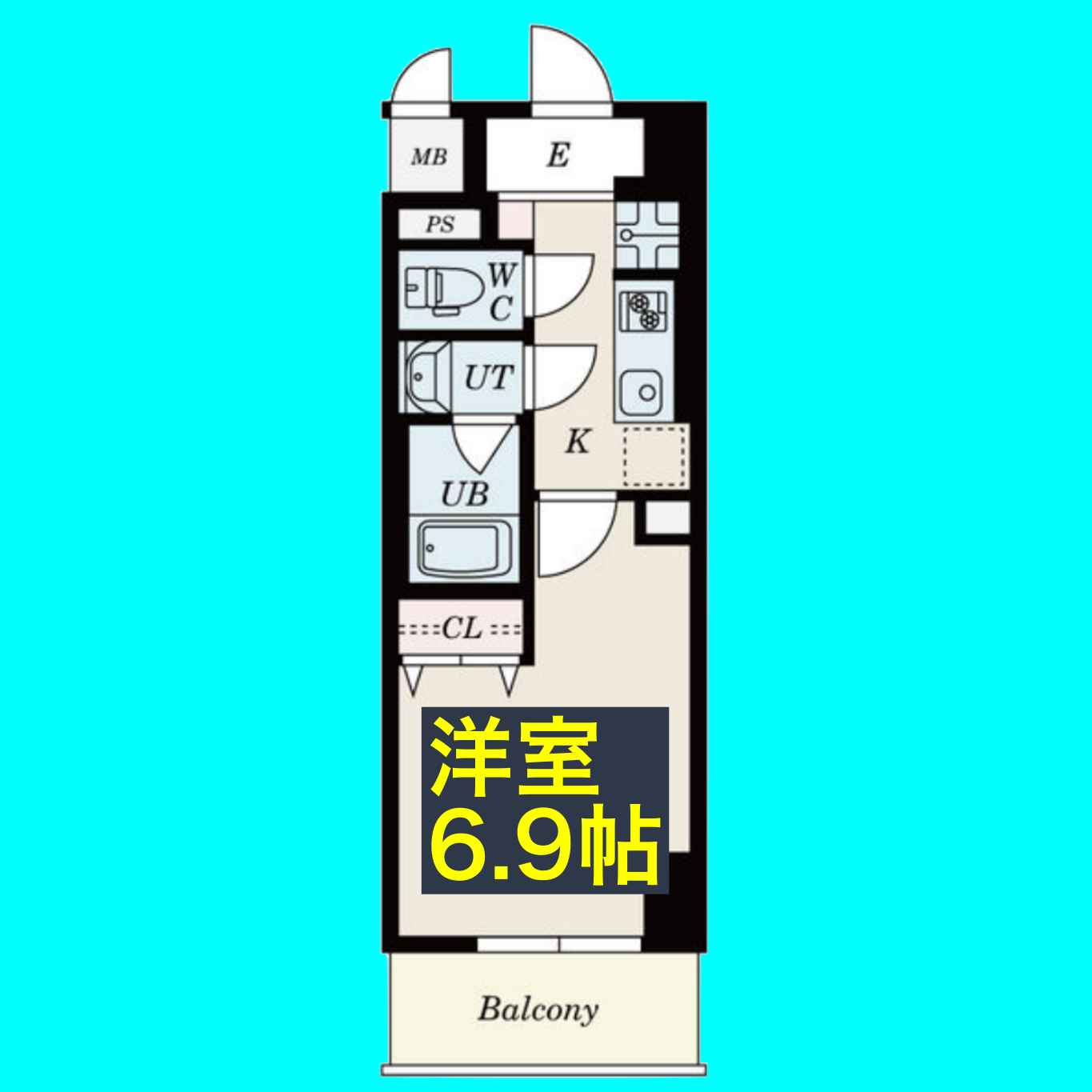 ドゥナーレ辻町の間取り