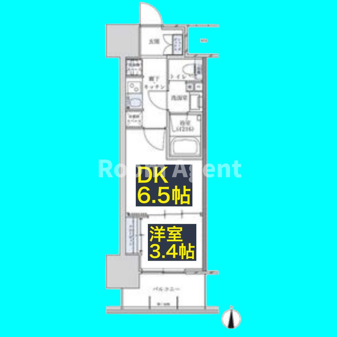 パークアクシス名古屋山王の間取り